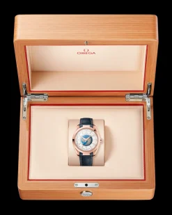 43 mm, Sedna™ gold on leather strap