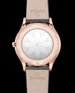 36 mm, Sedna™ gold on leather strap