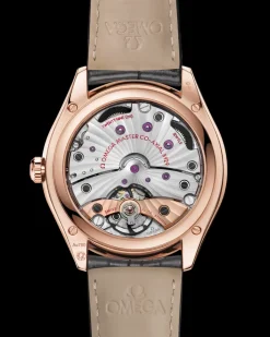 40 mm, Sedna™ gold on leather strap
