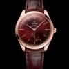 40 mm, Sedna™ gold on leather strap
