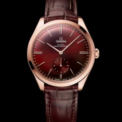 40 mm, Sedna™ gold on leather strap