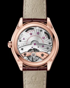 40 mm, Sedna™ gold on leather strap