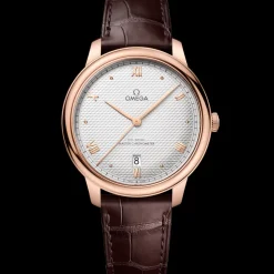 40 mm, Sedna™ gold on leather strap