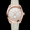 41 mm, Sedna™ gold on rubber strap