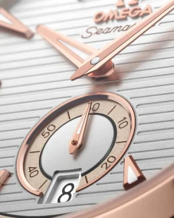 41 mm, Sedna™ gold on rubber strap