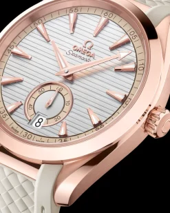 41 mm, Sedna™ gold on rubber strap