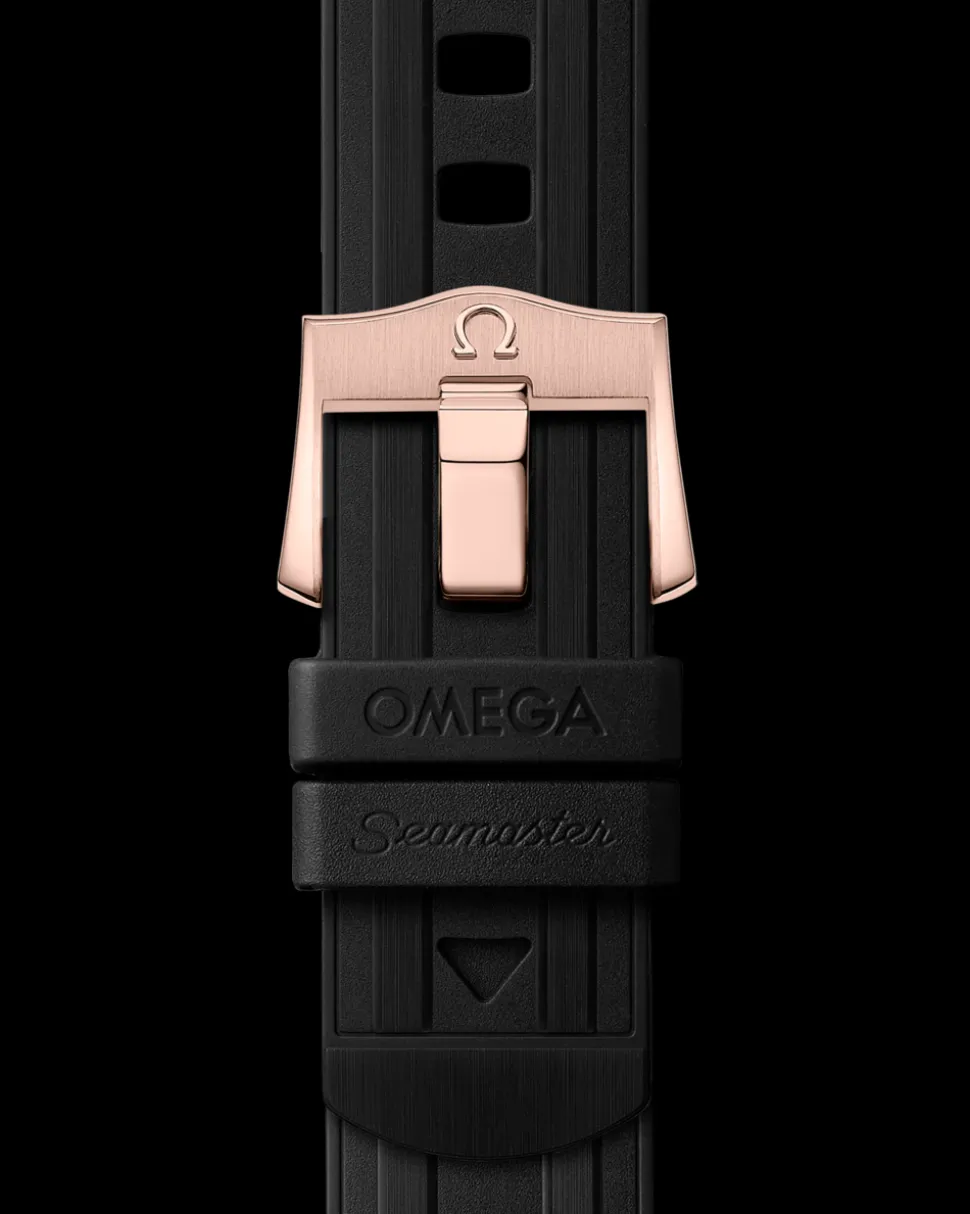 42 mm, Sedna™ gold on rubber strap