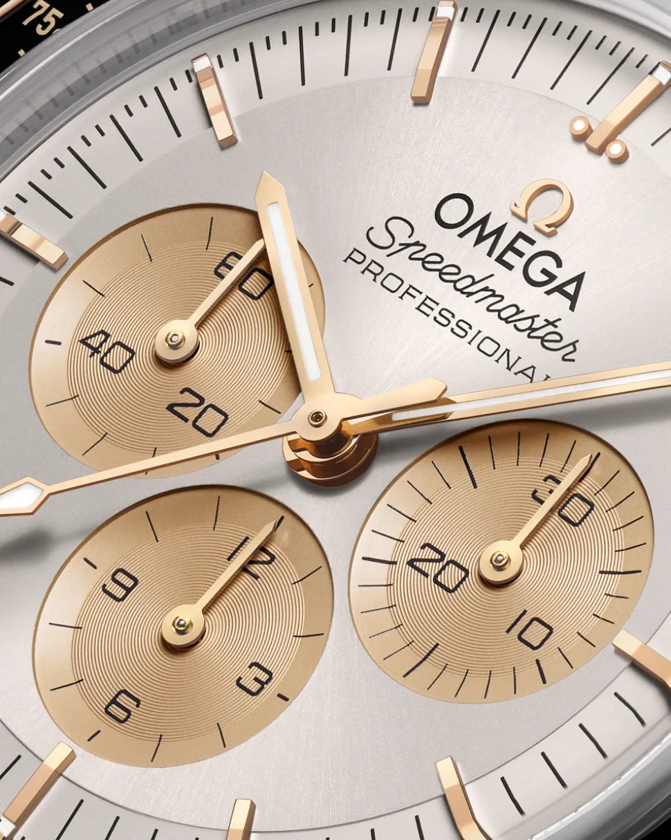 42 mm, steel ‑ Moonshine™ gold on alligator