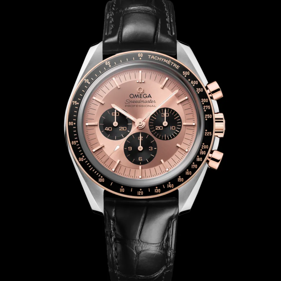 42 mm, steel ‑ Sedna™ gold on alligator
