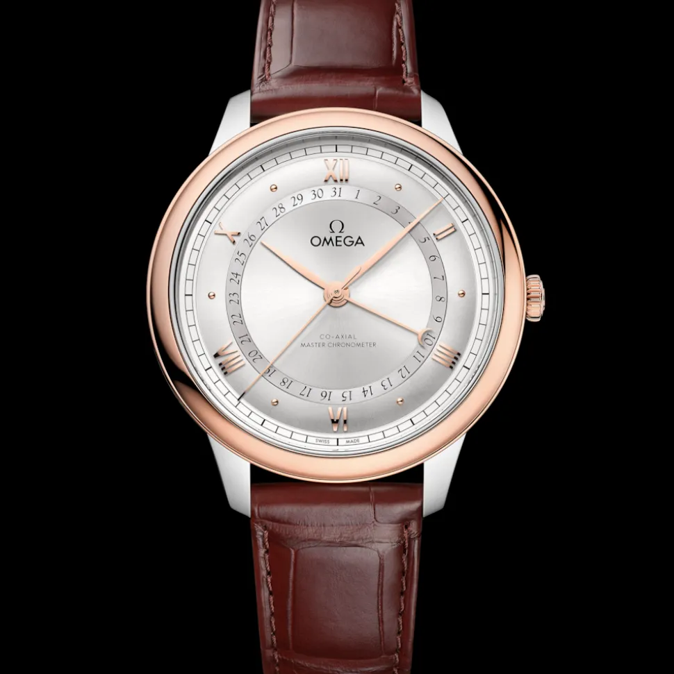 42 mm, steel ‑ Sedna™ gold on alligator