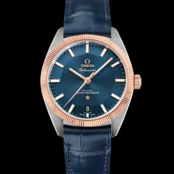 39 mm, steel ‑ Sedna™ gold on leather strap
