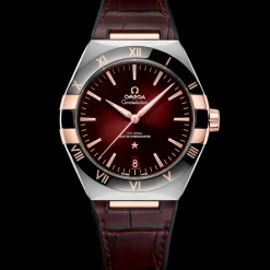 41 mm, steel ‑ Sedna™ gold on leather strap