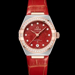 29 mm, steel ‑ Sedna™ gold on leather strap
