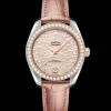 34 mm, steel ‑ Sedna™ gold on leather strap