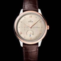 41 mm, steel ‑ Sedna™ gold on leather strap