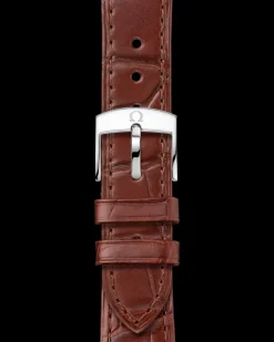 41 mm, steel ‑ Sedna™ gold on leather strap