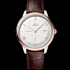 41 mm, steel ‑ Sedna™ gold on leather strap