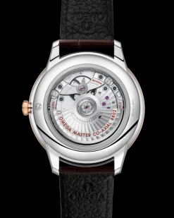 41 mm, steel ‑ Sedna™ gold on leather strap