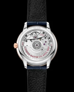 34 mm, steel ‑ Sedna™ gold on leather strap