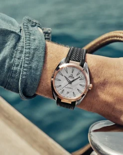 41 mm, steel ‑ Sedna™ gold on rubber strap