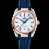 38 mm, steel ‑ Sedna™ gold on rubber strap