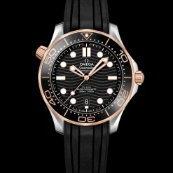 42 mm, steel ‑ Sedna™ gold on rubber strap