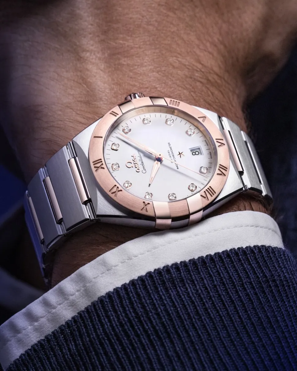 39 mm, steel ‑ Sedna™ gold on steel ‑ Sedna™ gold