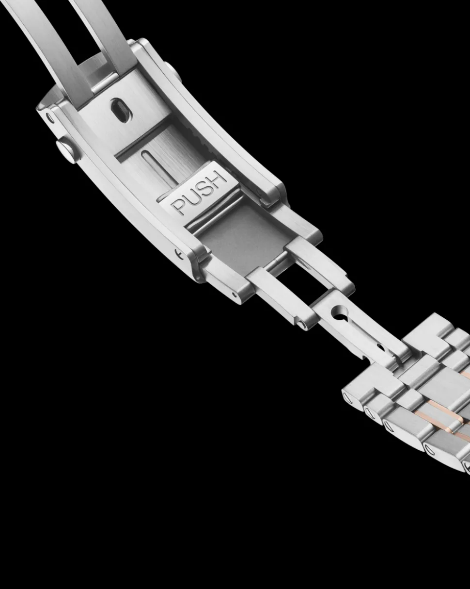 42 mm, steel ‑ Sedna™ gold on steel ‑ Sedna™ gold