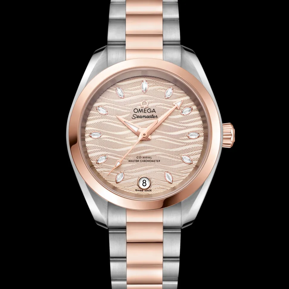 34 mm, steel ‑ Sedna™ gold on steel ‑ Sedna™ gold