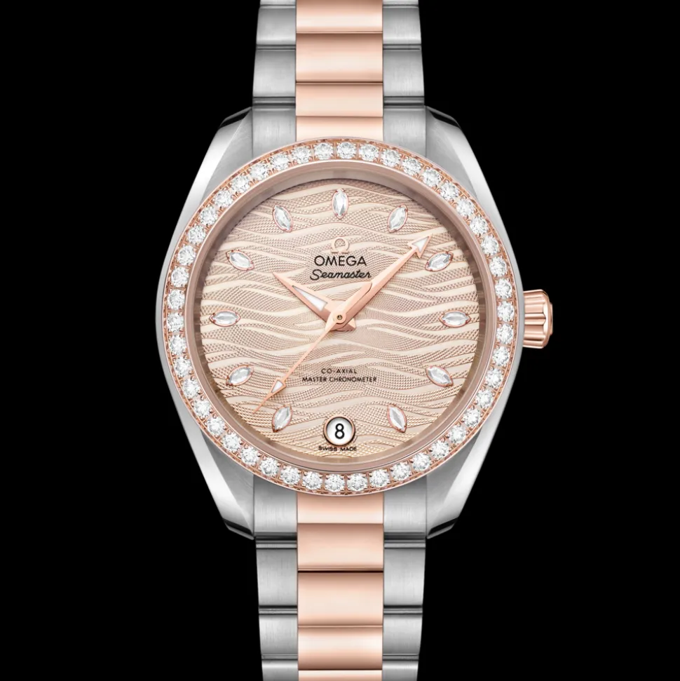 34 mm, steel ‑ Sedna™ gold on steel ‑ Sedna™ gold