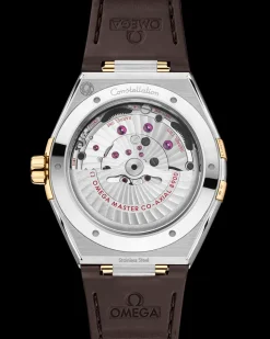 41 mm, steel ‑ yellow gold on leather strap