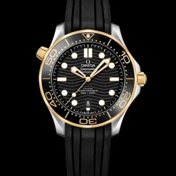 42 mm, steel ‑ yellow gold on rubber strap