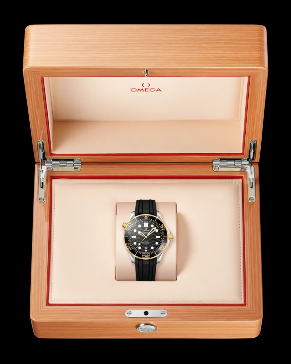 42 mm, steel ‑ yellow gold on rubber strap