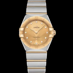 28 mm, steel ‑ yellow gold on steel ‑ yellow gold