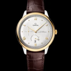 41 mm, steel ‑ yellow gold on leather strap