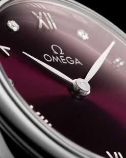 27.5 mm, steel on leather strap