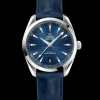 41 mm, steel on leather strap