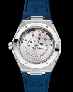 41 mm, steel on leather strap