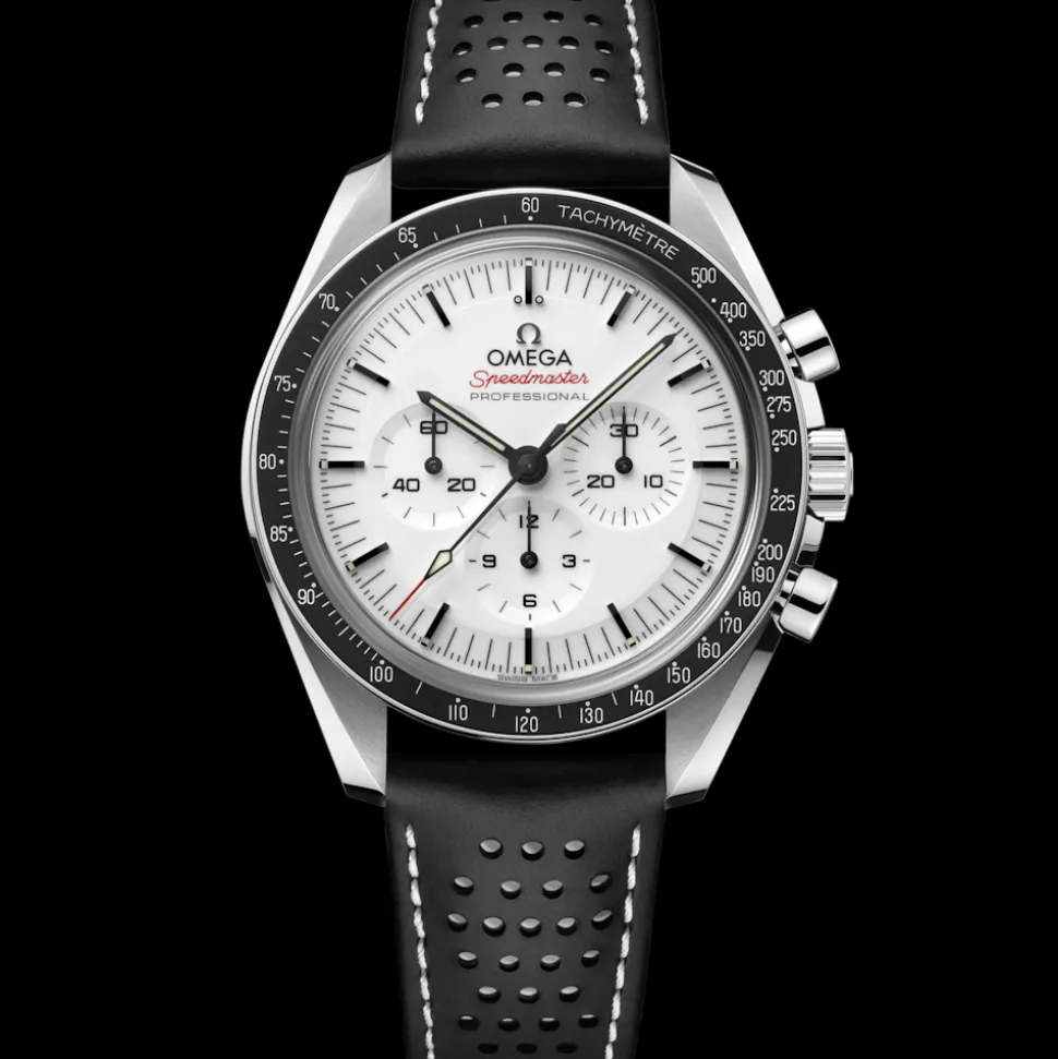 42 mm, steel on leather strap