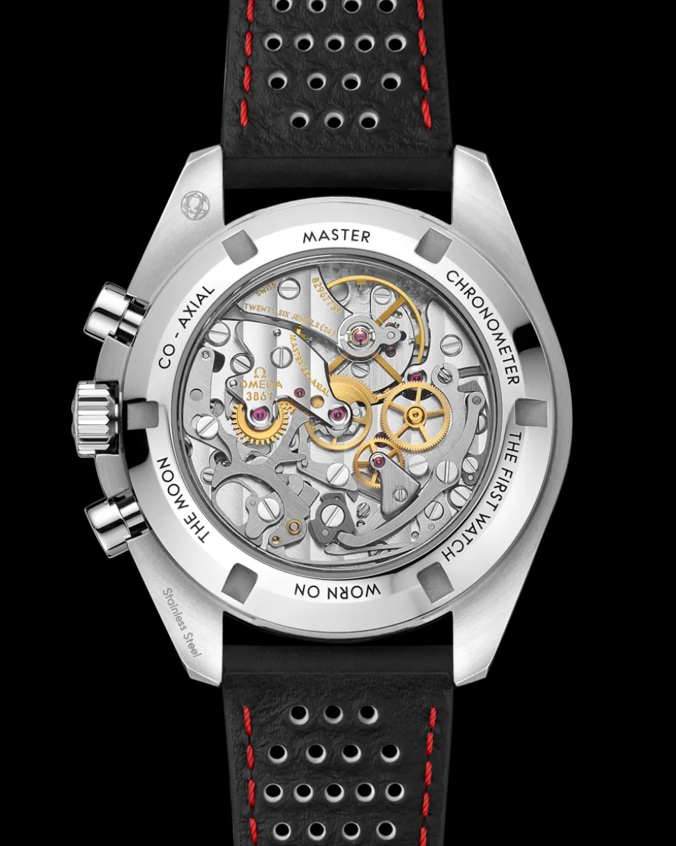 42 mm, steel on leather strap