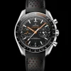 44.25 mm, steel on leather strap