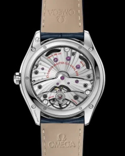 40 mm, steel on leather strap