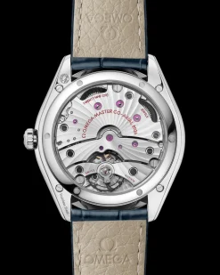 40 mm, steel on leather strap