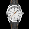 41 mm, steel on rubber strap