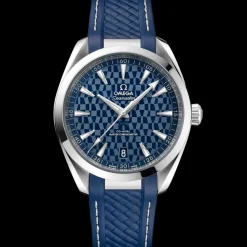 41 mm, steel on rubber strap