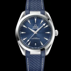 41 mm, steel on rubber strap