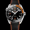 43.5 mm, steel on rubber strap