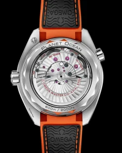 43.5 mm, steel on rubber strap