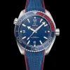 43.5 mm, steel on rubber strap
