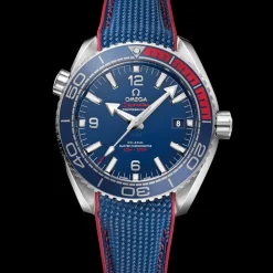 43.5 mm, steel on rubber strap